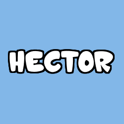 Coloriage prénom HECTOR