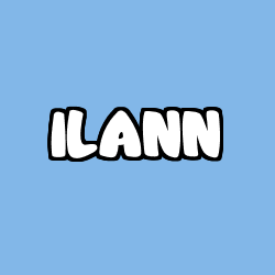 Coloriage prénom ILANN