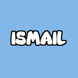 Coloriage prénom ISMAIL