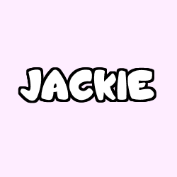 Coloriage prénom JACKIE