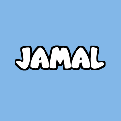 Coloriage prénom JAMAL
