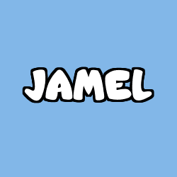 Coloriage prénom JAMEL