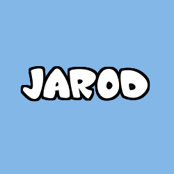Coloriage prénom JAROD
