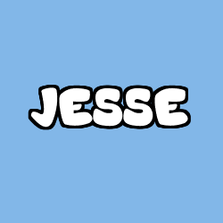 Coloriage prénom JESSE