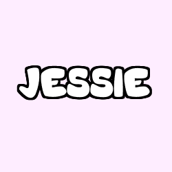 Coloriage prénom JESSIE