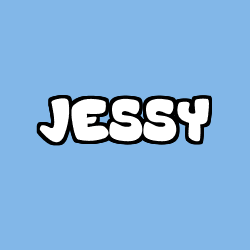 Coloriage prénom JESSY