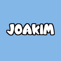 Coloriage prénom JOAKIM