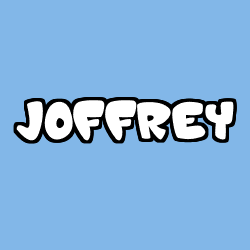 Coloriage prénom JOFFREY