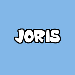 Coloriage prénom JORIS