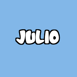 Coloriage prénom JULIO
