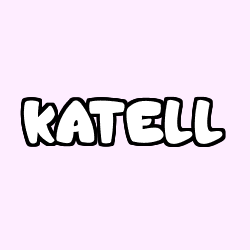 Coloriage prénom KATELL