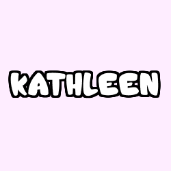 Coloriage prénom KATHLEEN