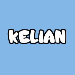 Coloriage prénom KELIAN