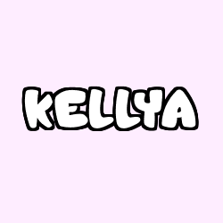 Coloriage prénom KELLYA
