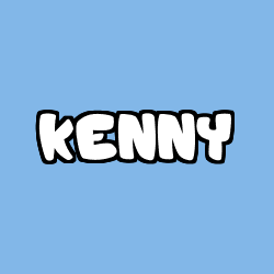 Coloriage prénom KENNY