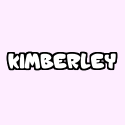 Coloriage prénom KIMBERLEY