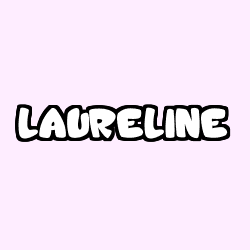 Coloriage prénom LAURELINE