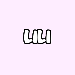 Coloriage pr&eacute;nom LILI