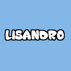 Coloriage prénom LISANDRO