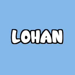 Coloriage prénom LOHAN