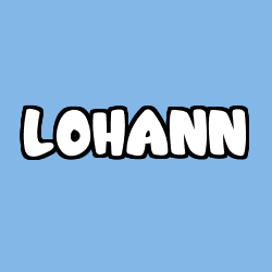 Coloriage prénom LOHANN