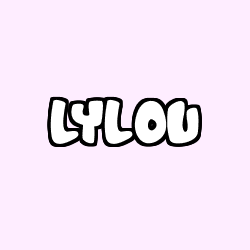 Coloriage prénom LYLOU