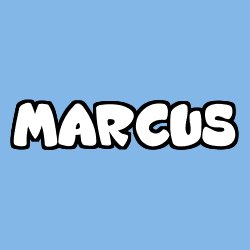 Coloriage prénom MARCUS
