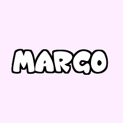 Coloriage prénom MARGO