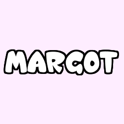 Coloriage prénom MARGOT