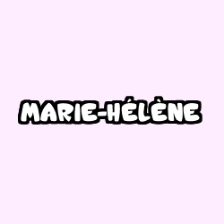 MARIE-H&Eacute;L&Egrave;NE