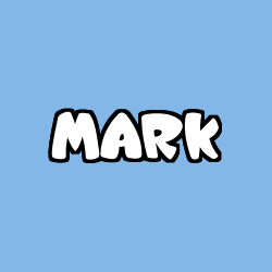 Coloriage prénom MARK