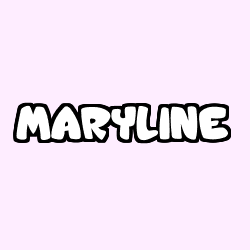 Coloriage prénom MARYLINE