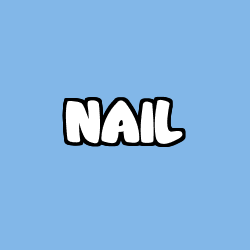 Coloriage pr&eacute;nom NAIL