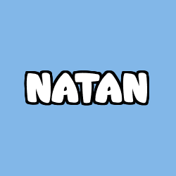 Coloriage pr&eacute;nom NATAN