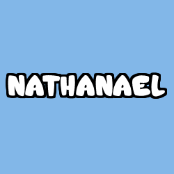 Coloriage prénom NATHANAEL