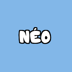 Coloriage pr&eacute;nom N&Eacute;O