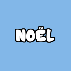 Coloriage pr&eacute;nom NO&Euml;L