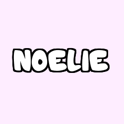 Coloriage prénom NOELIE
