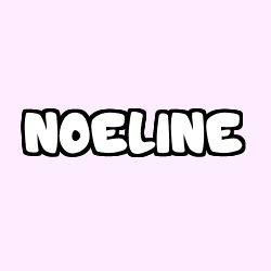 Coloriage prénom NOELINE