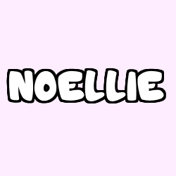 Coloriage prénom NOELLIE
