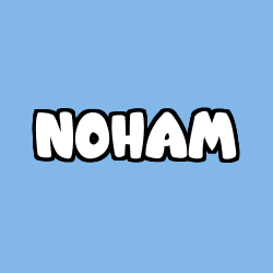 Coloriage prénom NOHAM