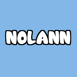 Coloriage pr&eacute;nom NOLANN