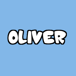 Coloriage prénom OLIVER