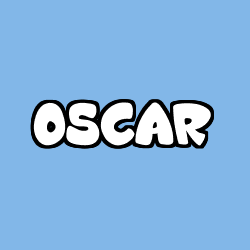 Coloriage prénom OSCAR