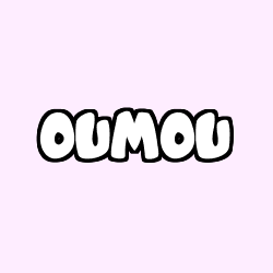 Coloriage prénom OUMOU