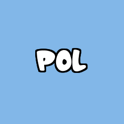 Coloriage pr&eacute;nom POL