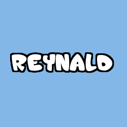 Coloriage prénom REYNALD