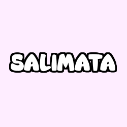 Coloriage prénom SALIMATA