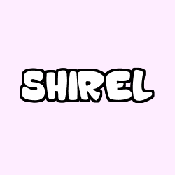 Coloriage prénom SHIREL