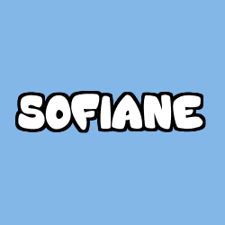 Coloriage prénom SOFIANE